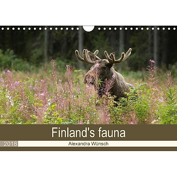 Finland's fauna (Wall Calendar 2018 DIN A4 Landscape), Alexandra Wünsch
