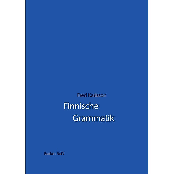 Finnische Grammatik, Fred Karlsson