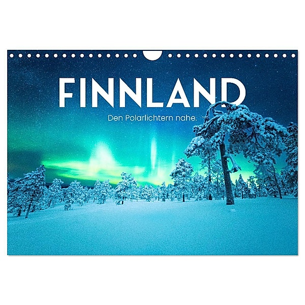 Finnland - Den Polarlichtern nahe. (Wandkalender 2025 DIN A4 quer), CALVENDO Monatskalender, Calvendo, SF