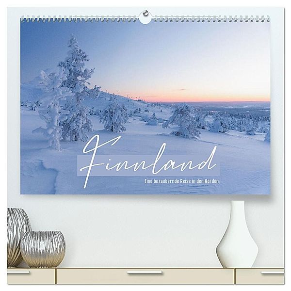 Finnland - Eine bezaubernde Reise in den Norden. (hochwertiger Premium Wandkalender 2024 DIN A2 quer), Kunstdruck in Hochglanz, Benjamin Lederer