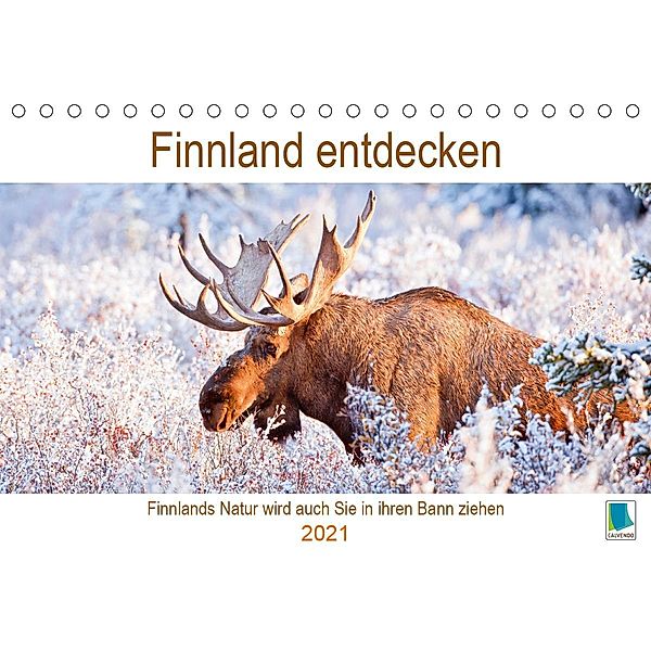 Finnland entdecken (Tischkalender 2021 DIN A5 quer), Calvendo