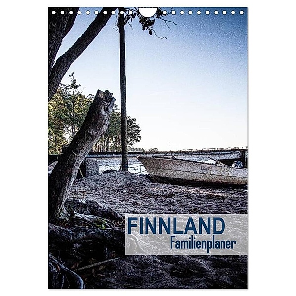 Finnland Familienplaner (Wandkalender 2024 DIN A4 hoch), CALVENDO Monatskalender, Oliver Pinkoss Photostorys