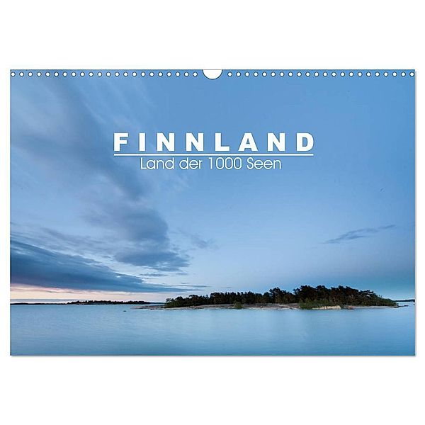 Finnland: Land der 1000 Seen (Wandkalender 2024 DIN A3 quer), CALVENDO Monatskalender, Norman Preißler
