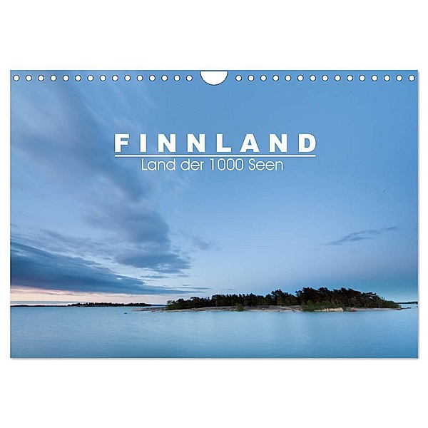 Finnland: Land der 1000 Seen (Wandkalender 2024 DIN A4 quer), CALVENDO Monatskalender, Norman Preissler
