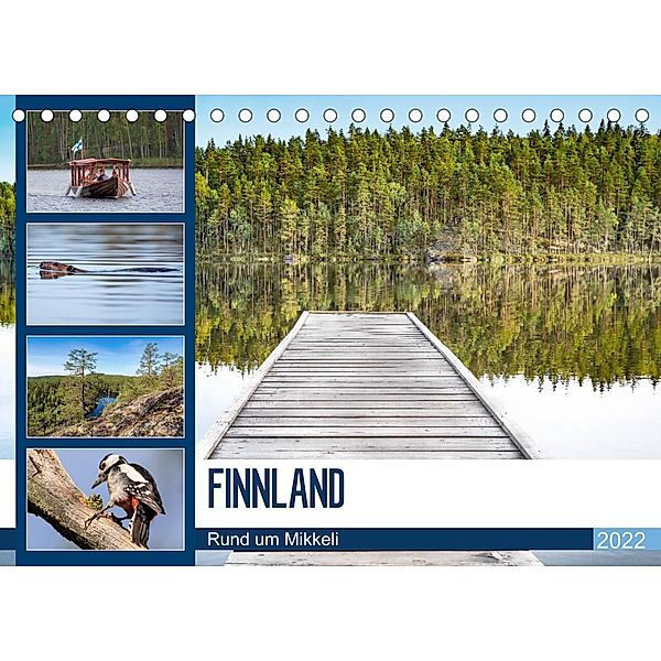 Finnland, Rund um Mikkeli (Tischkalender 2022 DIN A5 quer), Manuela Falke