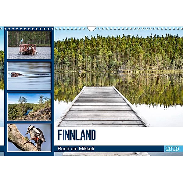 Finnland, Rund um Mikkeli (Wandkalender 2020 DIN A3 quer), Manuela Falke
