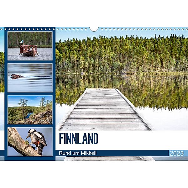 Finnland, Rund um Mikkeli (Wandkalender 2023 DIN A3 quer), Manuela Falke