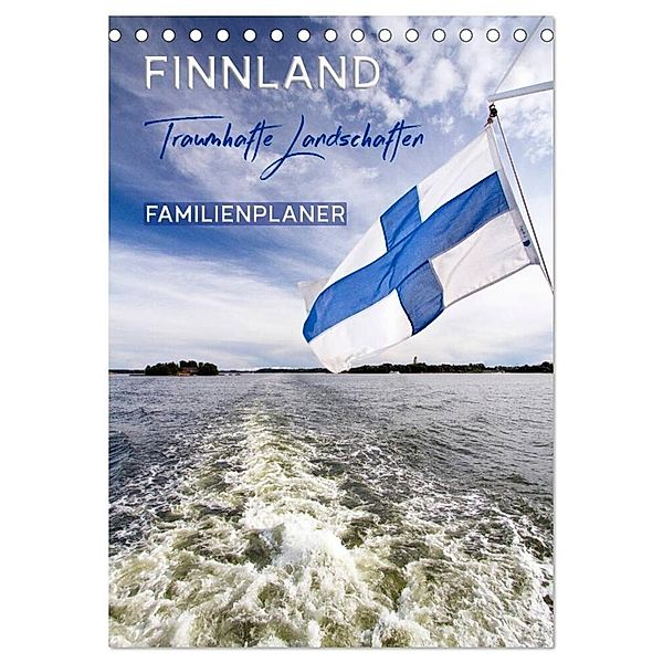 FINNLAND Traumhafte Landschaften / Familienplaner (Tischkalender 2024 DIN A5 hoch), CALVENDO Monatskalender, Melanie Viola