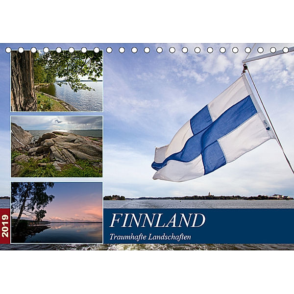 FINNLAND Traumhafte Landschaften (Tischkalender 2019 DIN A5 quer), Melanie Viola