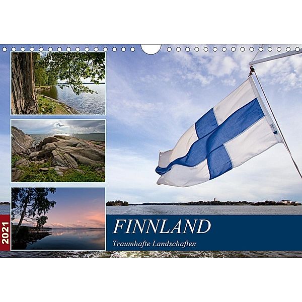 FINNLAND Traumhafte Landschaften (Wandkalender 2021 DIN A4 quer), Melanie Viola