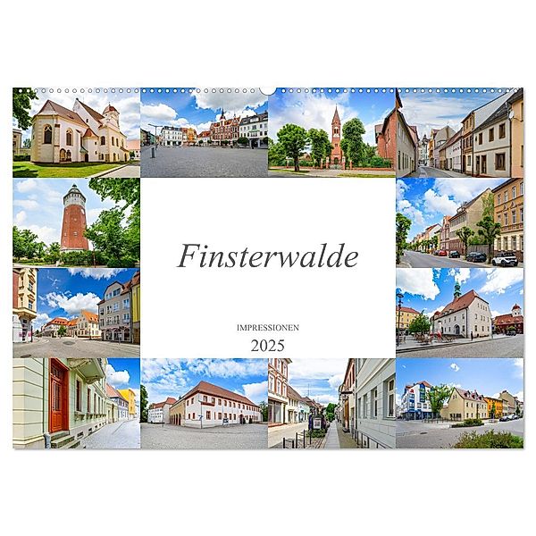 Finsterwalde Impressionen (Wandkalender 2025 DIN A2 quer), CALVENDO Monatskalender, Calvendo, Dirk Meutzner