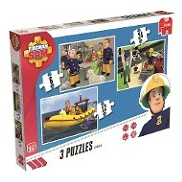 Fireman Sam Trio (Kinderpuzzle)