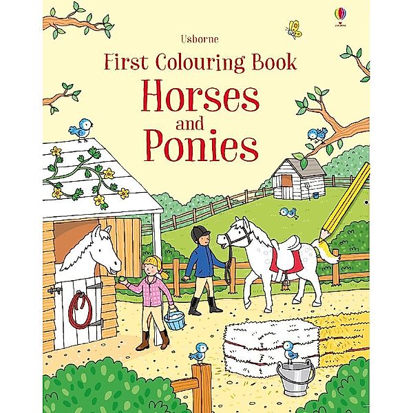 First Colouring Book Horses and Ponies, Jessica Greenwell, Rebecca Finn