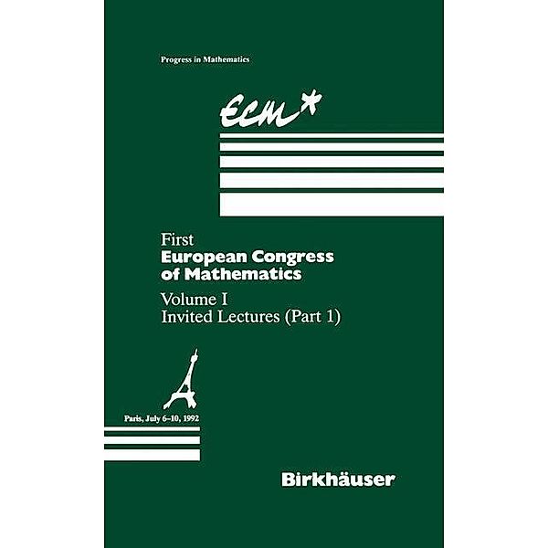 First European Congress of Mathematics Paris, July 6-10, 1992