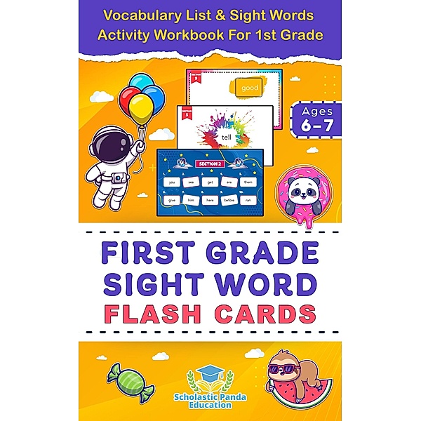 First Grade Sight Word Flash Cards (Elementary Books for Kids) / Elementary Books for Kids, Scholastic Panda Education