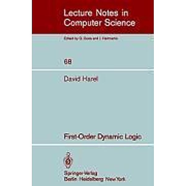 First-Order Dynamic Logic, David Harel