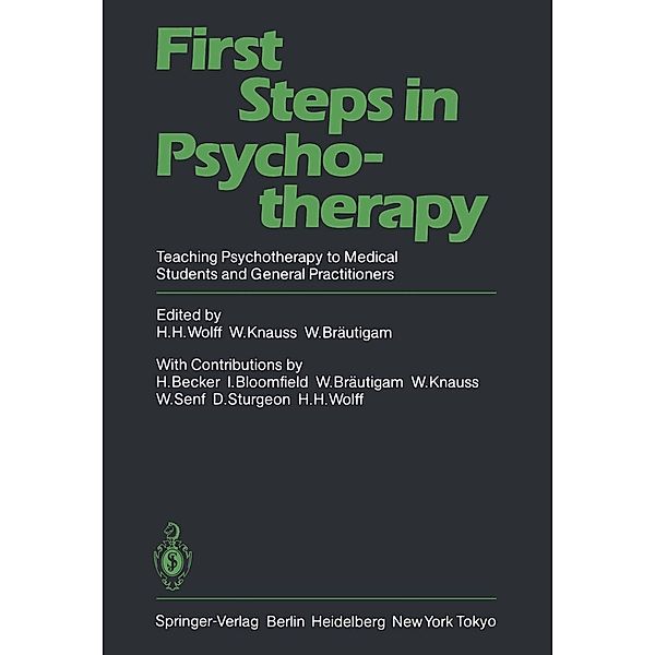 First Steps in Psychotherapy