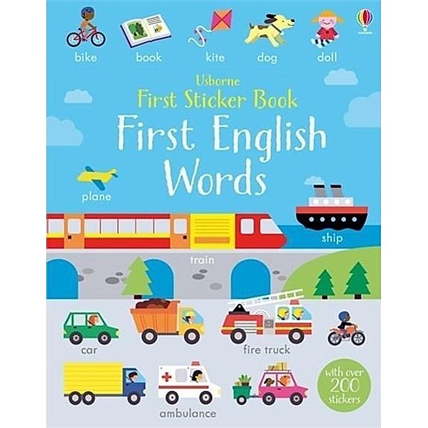 First Sticker Book First English Words, Kirsteen Robson