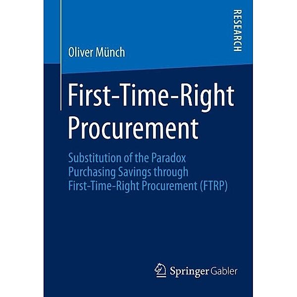 First-Time-Right Procurement, Oliver Münch