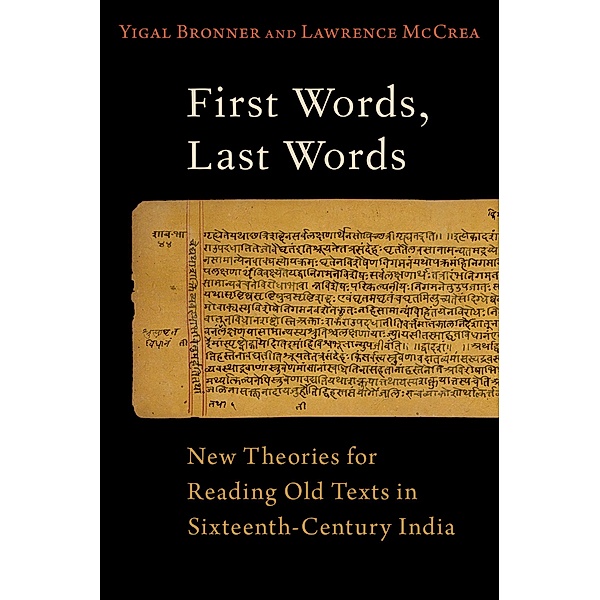 First Words, Last Words, Yigal Bronner, Lawrence Mccrea