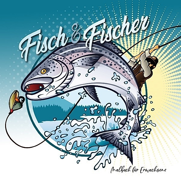 Fisch und Fischer Malbuch für Erwachsene, Monsoon Publishing, Musterstück Grafik