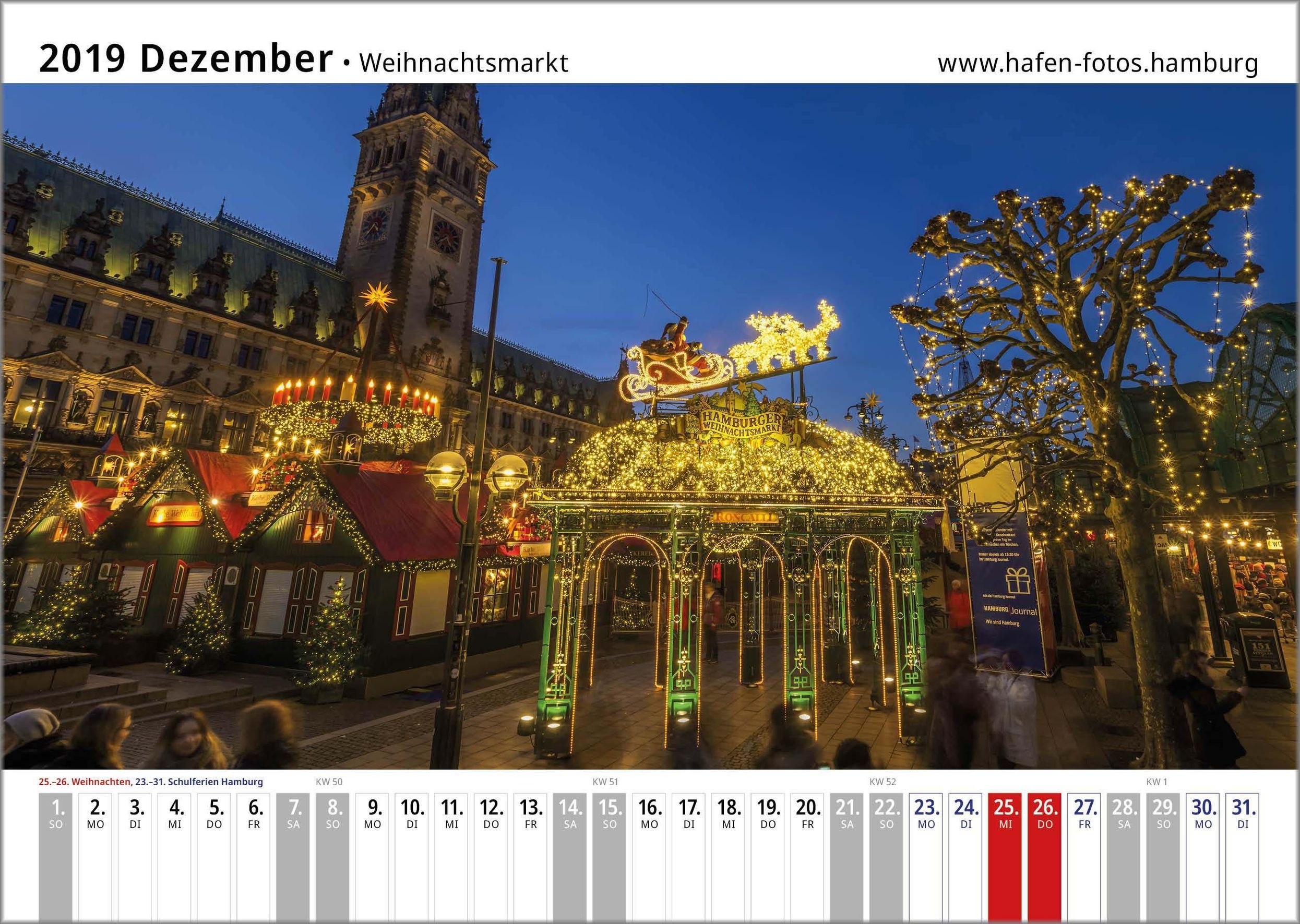 Fischer, J: Hamburg 2019 Kalender - Kalender bei Weltbild.de