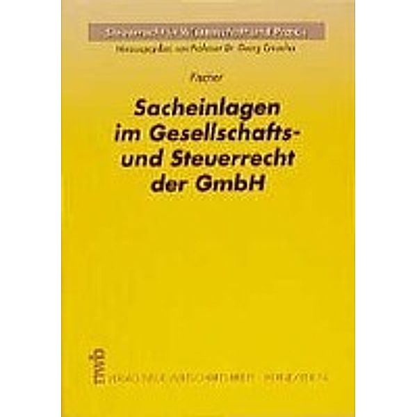 Fischer, M: Sacheinlagen/GmbH, Michael Fischer