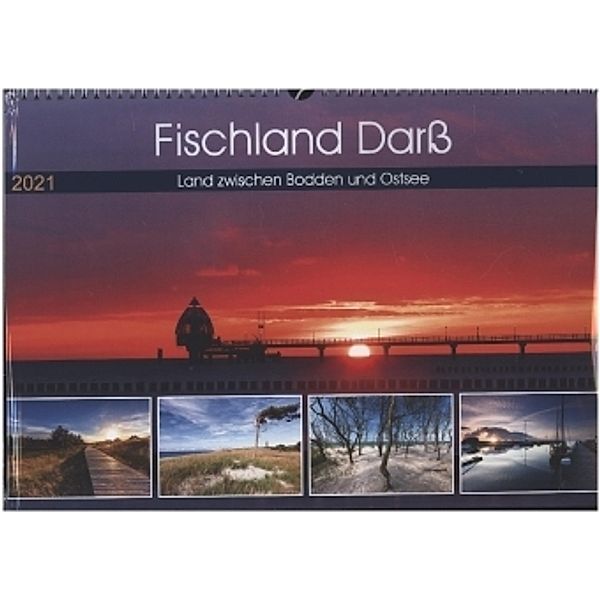 Fischland Darß - Land zwischen Bodden und Ostsee (Wandkalender 2021 DIN A3 quer), Tilo Grellmann