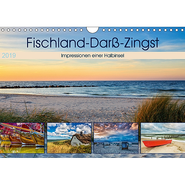 Fischland-Darß-Zingst 2019 Impressionen einer Halbinsel (Wandkalender 2019 DIN A4 quer), Daniela Beyer