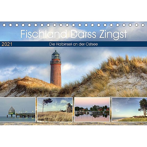 Fischland Darß Zingst - Die Halbinsel an der Ostsee (Tischkalender 2021 DIN A5 quer), Steffen Gierok