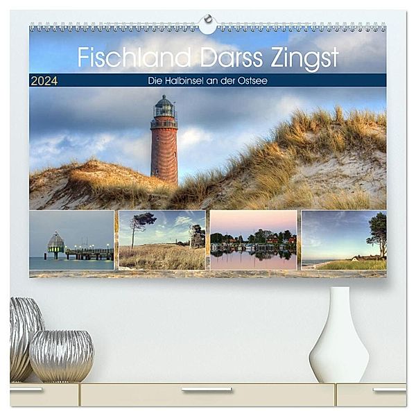 Fischland Darß Zingst - Die Halbinsel an der Ostsee (hochwertiger Premium Wandkalender 2024 DIN A2 quer), Kunstdruck in Hochglanz, Steffen Gierok