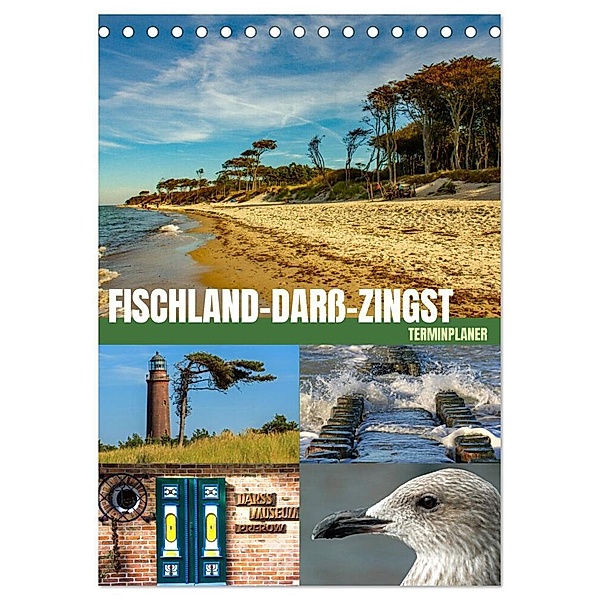 Fischland-Darss-Zingst Terminplaner (Tischkalender 2025 DIN A5 hoch), CALVENDO Monatskalender, Calvendo, Holger Felix