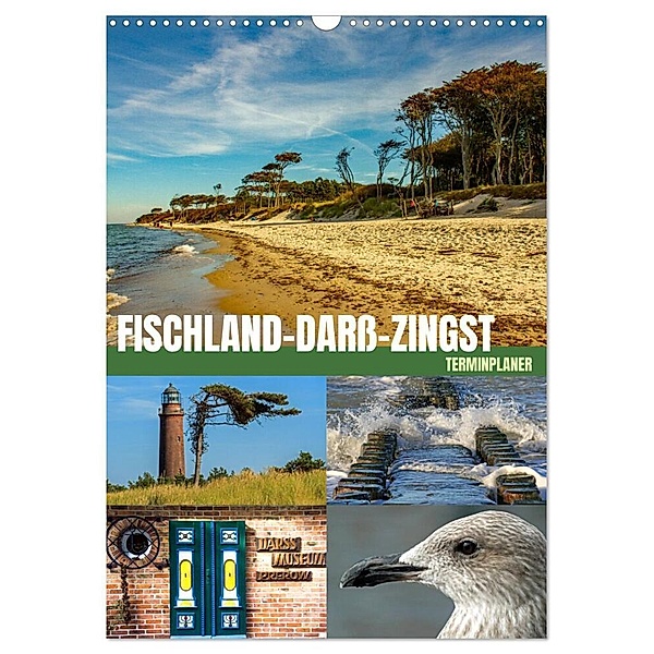 Fischland-Darss-Zingst Terminplaner (Wandkalender 2025 DIN A3 hoch), CALVENDO Monatskalender, Calvendo, Holger Felix