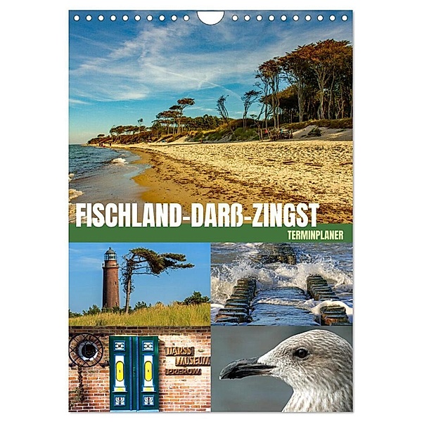 Fischland-Darß-Zingst Terminplaner (Wandkalender 2025 DIN A4 hoch), CALVENDO Monatskalender, Calvendo, Holger Felix