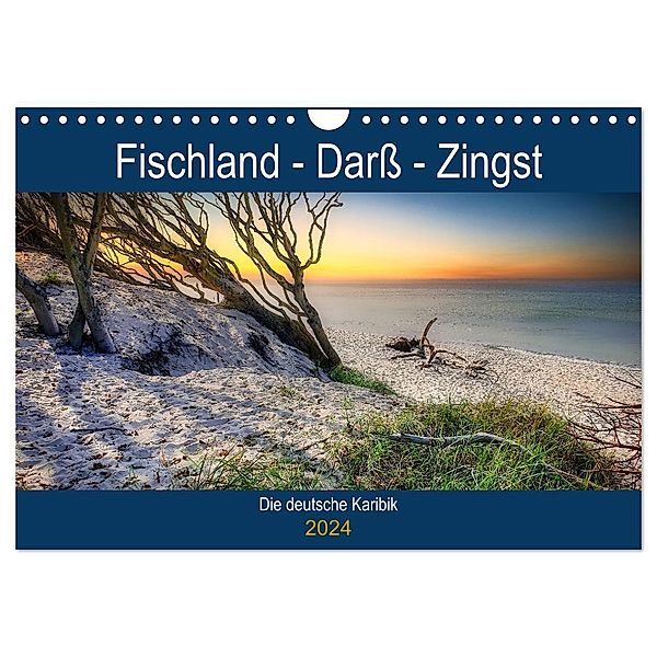 Fischland - Darß- Zingst (Wandkalender 2024 DIN A4 quer), CALVENDO Monatskalender, Thorsten Kleinfeld