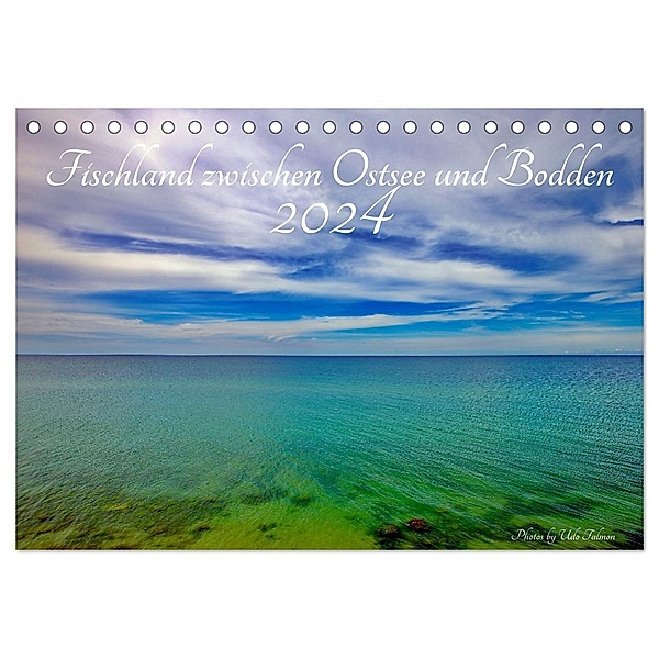 Fischland zwischen Ostsee und Bodden (Tischkalender 2024 DIN A5 quer), CALVENDO Monatskalender, Udo Talmon