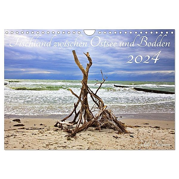 Fischland zwischen Ostsee und Bodden (Wandkalender 2024 DIN A4 quer), CALVENDO Monatskalender, Udo Talmon