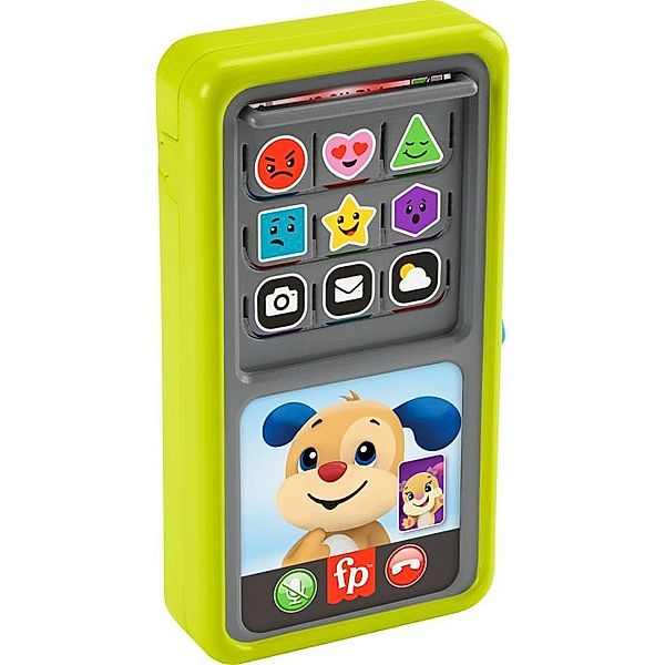 Mattel Fisher Price Lernspaß 2-in-1 Slide to Learn Smartphone