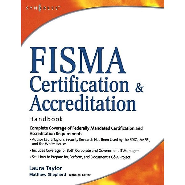 FISMA Certification and Accreditation Handbook, Laura P. Taylor, L. Taylor