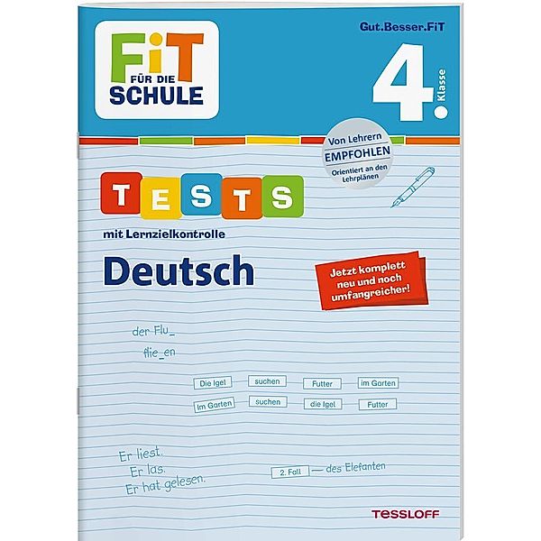 Fit für die Schule / Das kann ich! / FiT FÜR DIE SCHULE. Tests mit Lernzielkontrolle. Deutsch 4. Klasse, Julia Meyer