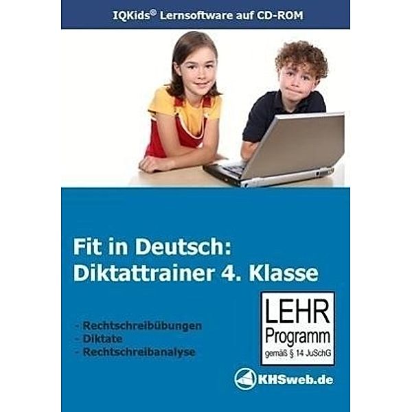 Fit in Deutsch, Diktattrainer Klasse 4, 1 CD-ROM