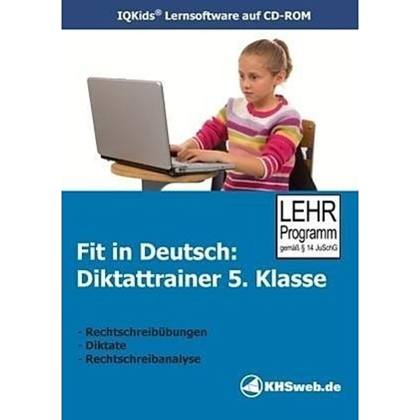 Fit in Deutsch, Diktattrainer Klasse 5, 1 CD-ROM