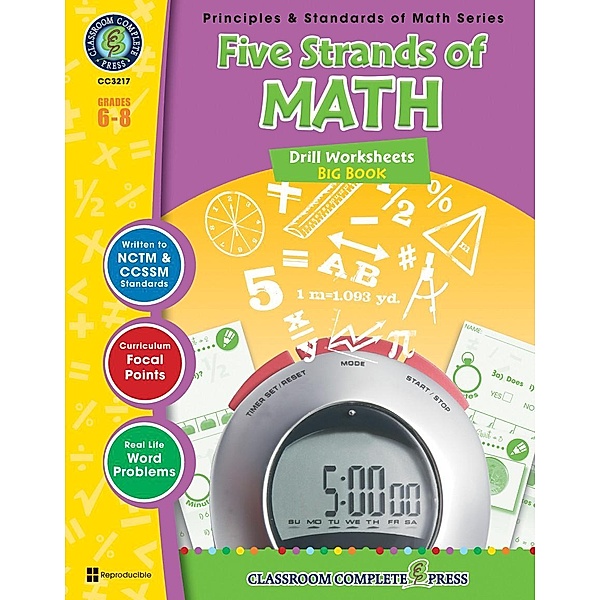 Five Strands of Math - Drills Big Book, Nat Reed, Mary Rosenberg, Chris Forest