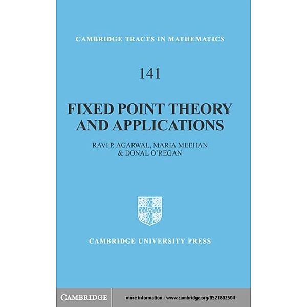 Fixed Point Theory and Applications, Ravi P. Agarwal