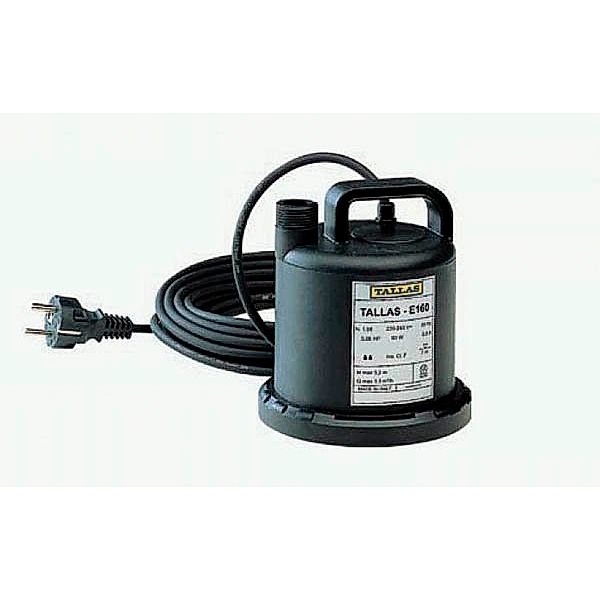 Flachsauger-Tauchpumpe E 160 NA, flachsaugend bis 3 mm, 90 Watt