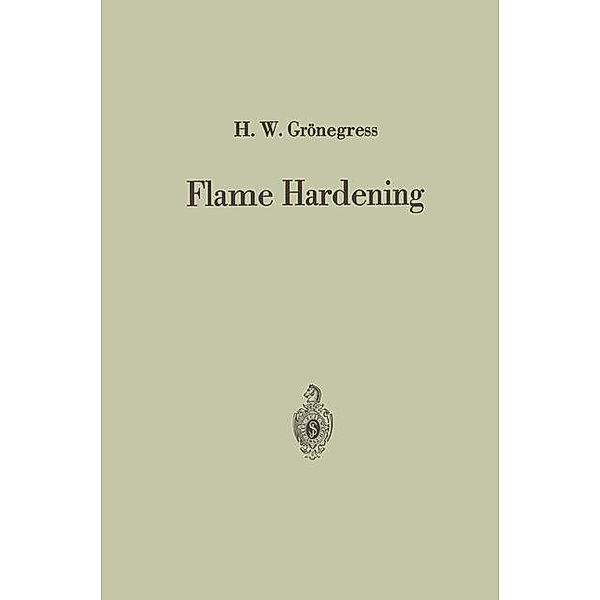 Flame Hardening / Werkstattbücher, Hans Wilhelm Grönegress