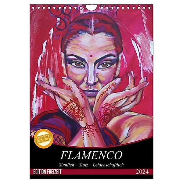 Flamenco (Wandkalender 2024 DIN A4 hoch), CALVENDO Monatskalender, Uschi Felix