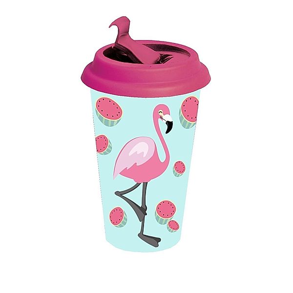 Flamingo Coffee To Go Becher
