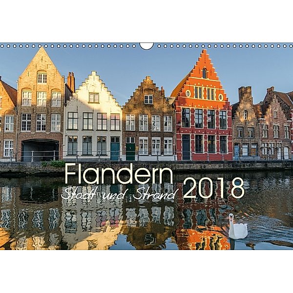 Flandern - Stadt und Strand (Wandkalender 2018 DIN A3 quer), Olaf Herm