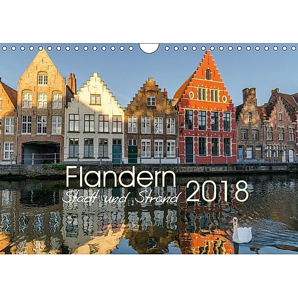 Flandern - Stadt und Strand (Wandkalender 2018 DIN A4 quer), Olaf Herm